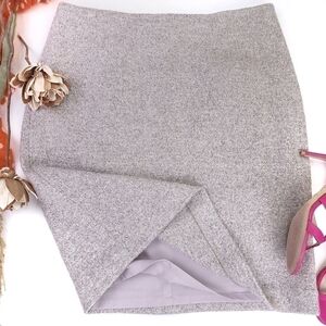 Ann Taylor Rayon Wool Blend Skirt Sz 8